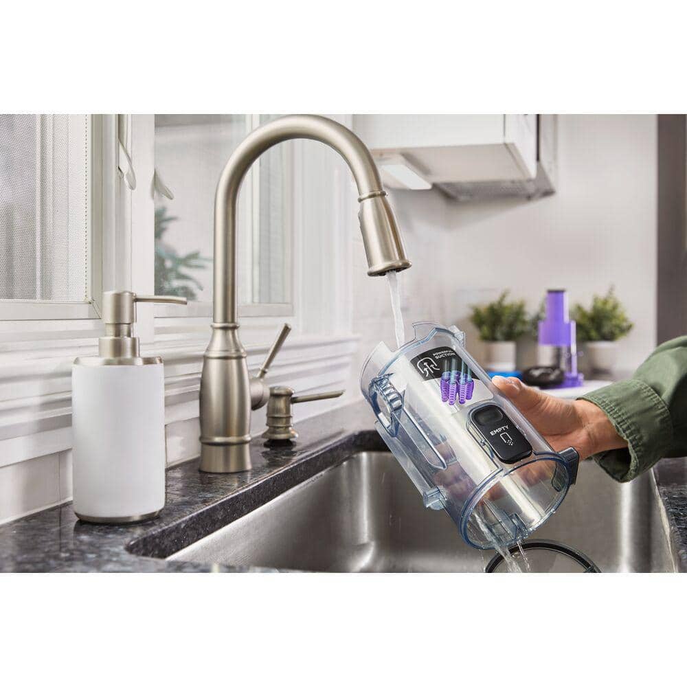 Cordless Purple Stick Vacuum with HEPA Filter for Pets