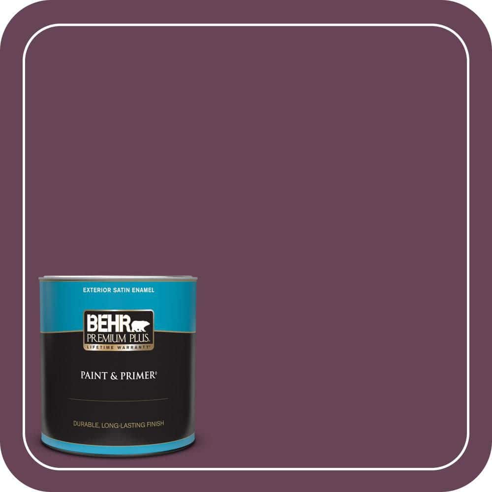 1 qt. #ICC-111 Plum Harvest Satin Enamel Exterior Paint & Primer price history on PriceWatchPro