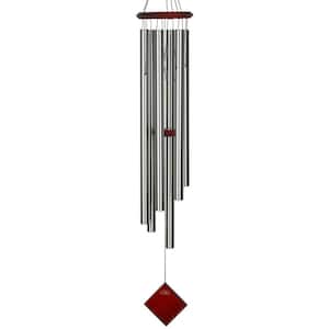 Encore Collection, Chimes of Neptune, 54 in. Silver Wind Chime