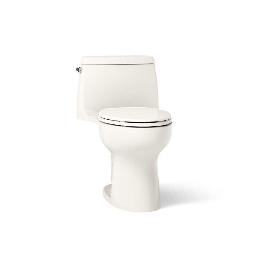 Santa Rosa 12 in. Rough In 1-Piece 1.28 GFP Single Flush Elongated Chair Height Toilet in Biscuit with Soft Close Seat price history on PriceWatchPro