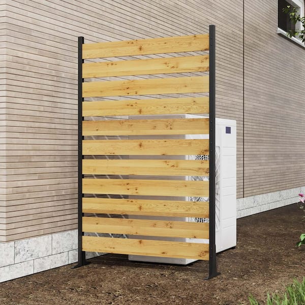 72 in. Wood Garden Fence for Pool Equipment & Trash Can Enclosures