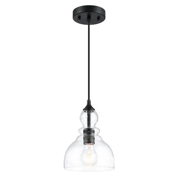 MODERN HABITAT Chic Resonance 60-Watt 1-Light Pendant Light with No Bulbs Included