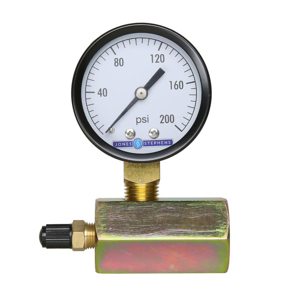 200 PSI Gas Test Gauge Assembly with 2 in. Face and 3/4 in. FIP Inlet price history on PriceWatchPro