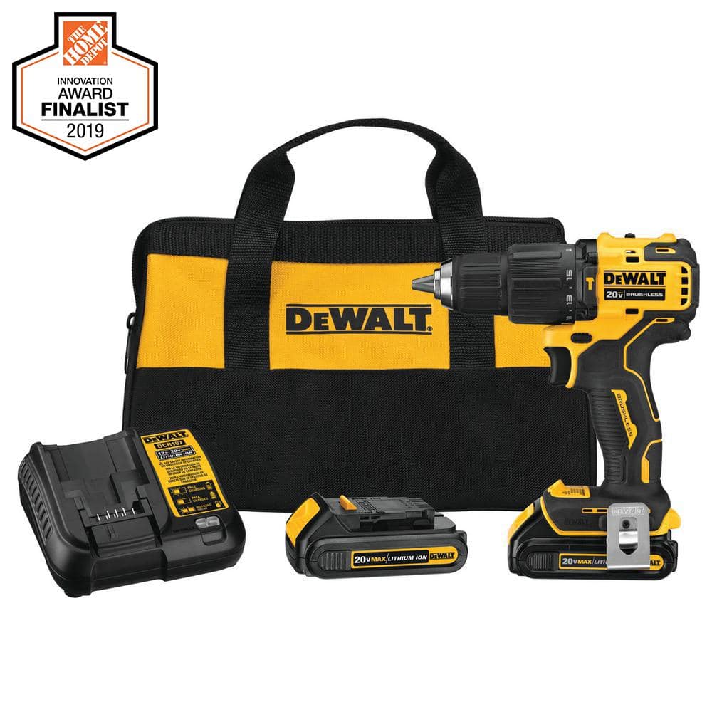 TALADRO ATORNILLADOR 20V (S/BAT- S/CARG) DCD709B DEWALT — Kroser