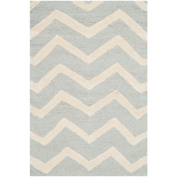 SAFAVIEH Cambridge Gray/Ivory 2 ft. x 3 ft. Area Rug
