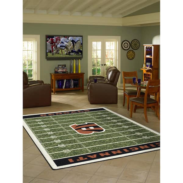 CINCINNATI BENGALS 6X8 HOMEFIELD RUG