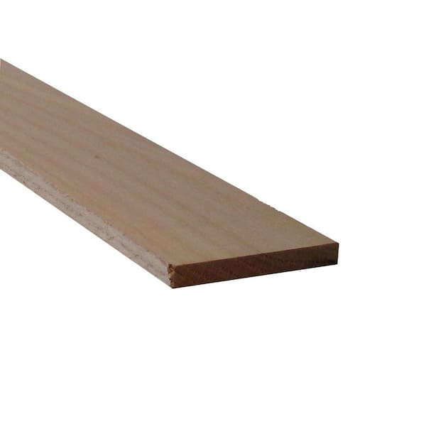 Unbranded 1 in. x 2 in. x 8 ft. Red Oak Board
