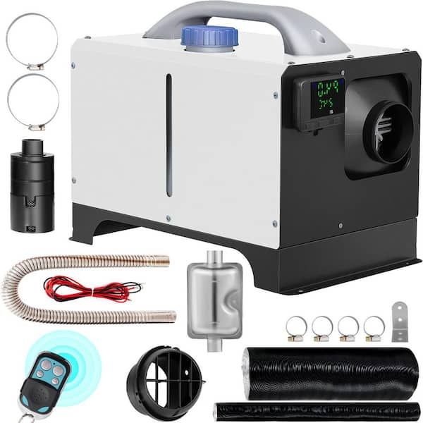 ﻿Diesel Parking Heater 27297 BTU White Diesel Air Heater with LCD Switch Diesel Air Heater Space Heater 2025 Update