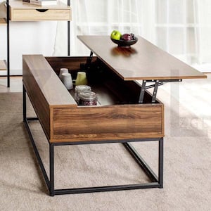 Coffee Table Brown MDF Wood