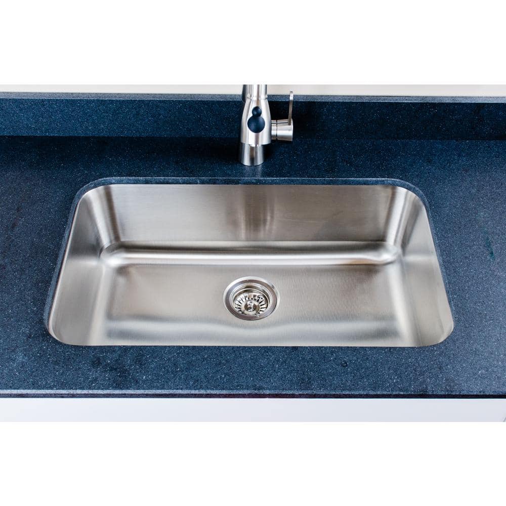 Craftsmen Series 30'' Stainless Steel Single Bowl Drop-in Sink