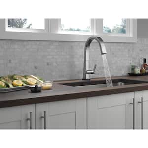 Pivotal Single-Handle Pull-Down Sprayer Kitchen Faucet with Touch2O Technology and MagnaTite Docking in Arctic Stainless