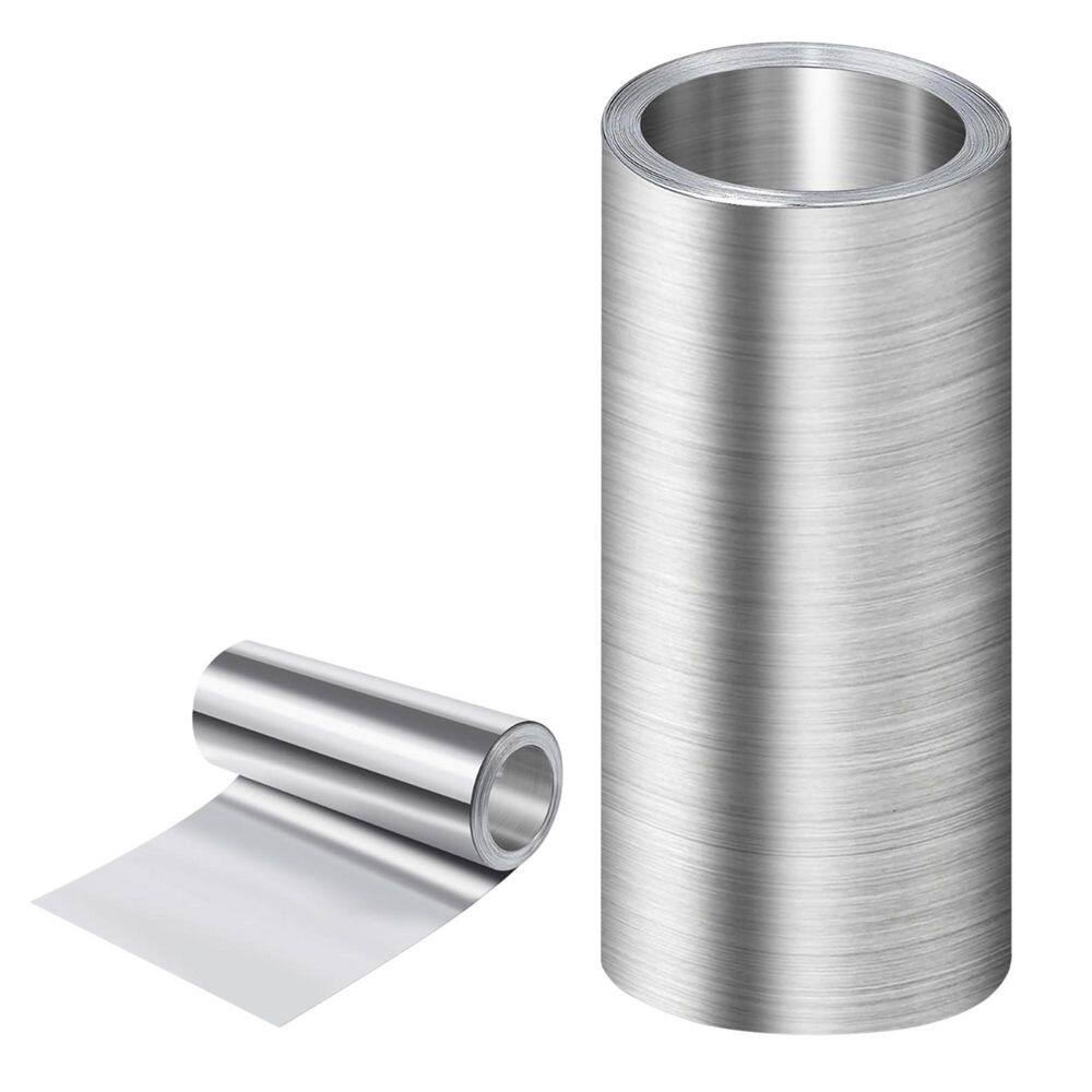 Zonon Aluminum Flashing Roll – 14 Inch X 20 Feet X 0.01 Inch, Weatherproof Metal Coil For Roofing, Windows, Siding & DIY Projects