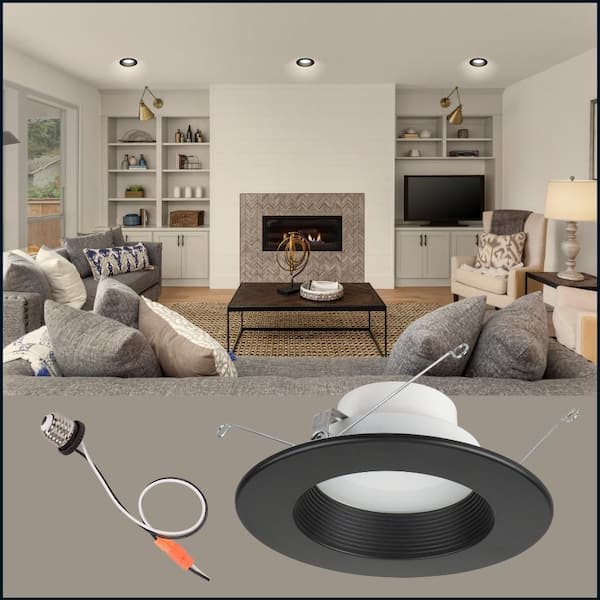Commercial Electric 5 in/6 in. Deep Baffle Retrofit with Extra
