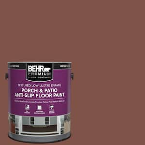 1 gal. #SC-118 Terra Cotta Textured Low-Lustre Enamel Interior/Exterior Porch and Patio Anti-Slip Floor Paint