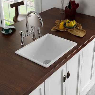 Ivory White Eridanus Undermount Kitchen Sinks Jun Sink 021 64 400 