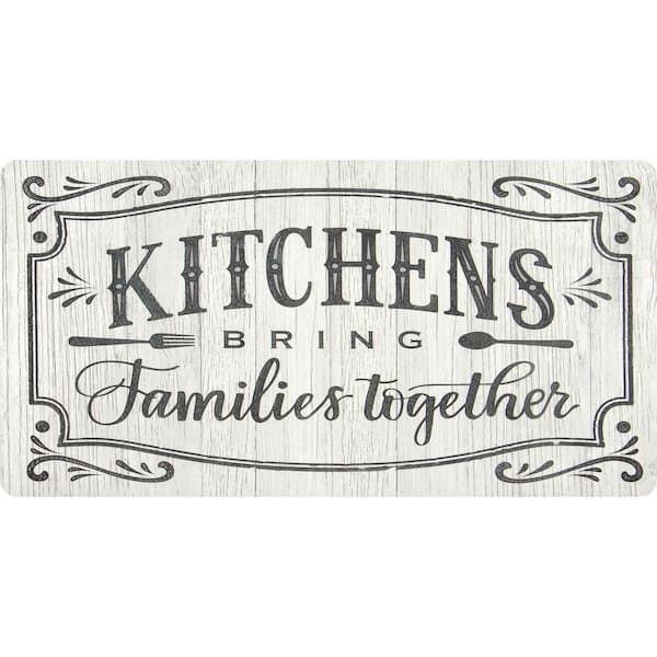 StyleWell Kitchen Brings Family Together 20 in. x 39 in. Comfort Mat ...
