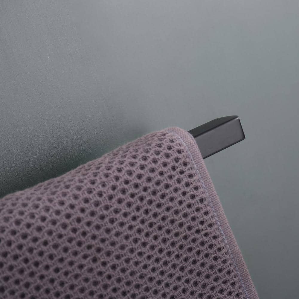 Matte Black Wall Mounted 4-Bar Towel Warmer