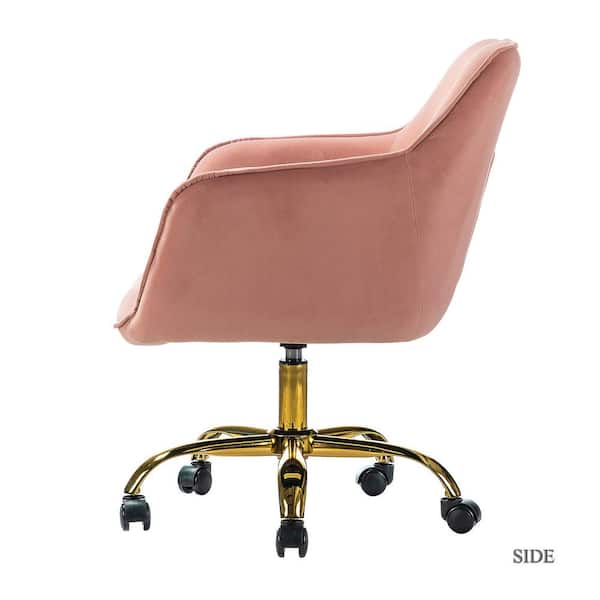 Lumisource Claire Task Chair with Pink Cushion