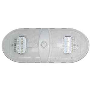 Slim Line LED Dome Light - Double, 5500K, Warm White