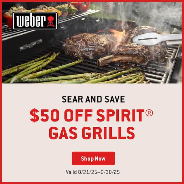 Spirit S-425 4-Burner Propane Gas Grill in Stainless Steel with Boost Burners