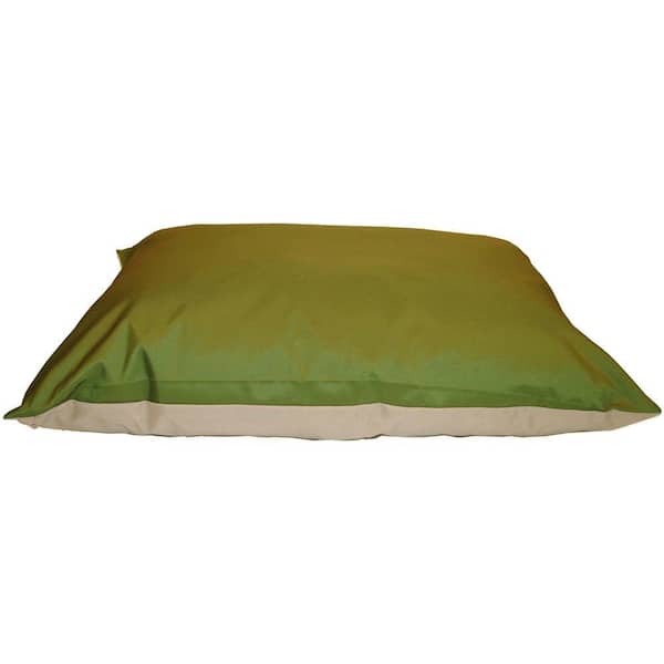 Brinkmann Pet Products 30 in. x 40 in. Green/Tan Chew Resistant Pet Bed