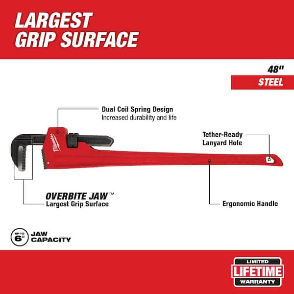 48 in. Steel Pipe Wrench