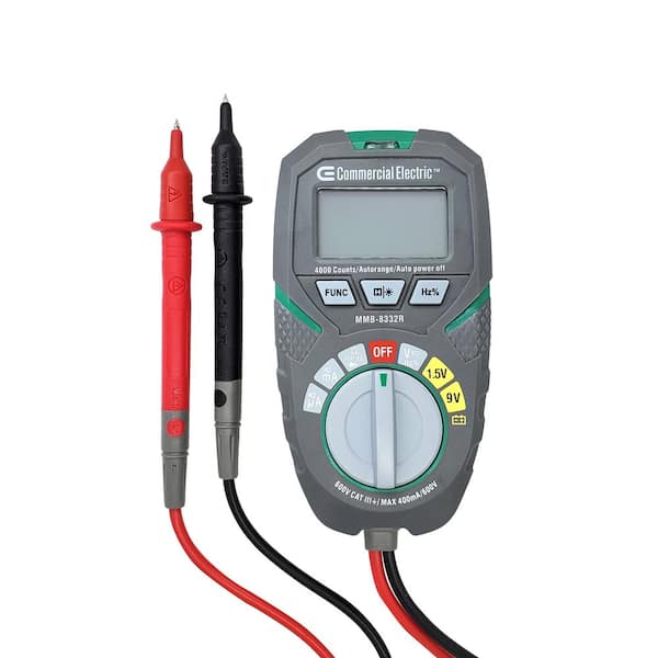 Commercial Electric Pocket Size Auto Digital Ranging Multimeter