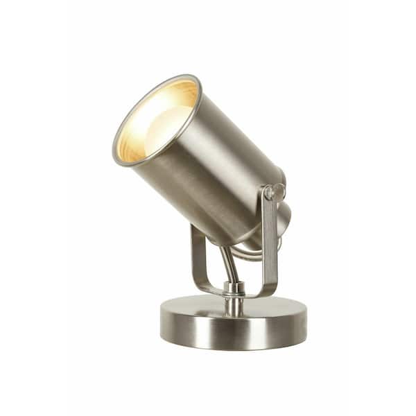 Multipurpose Spotlight 6.25 in. Brushed Nickel Desk Spot Light