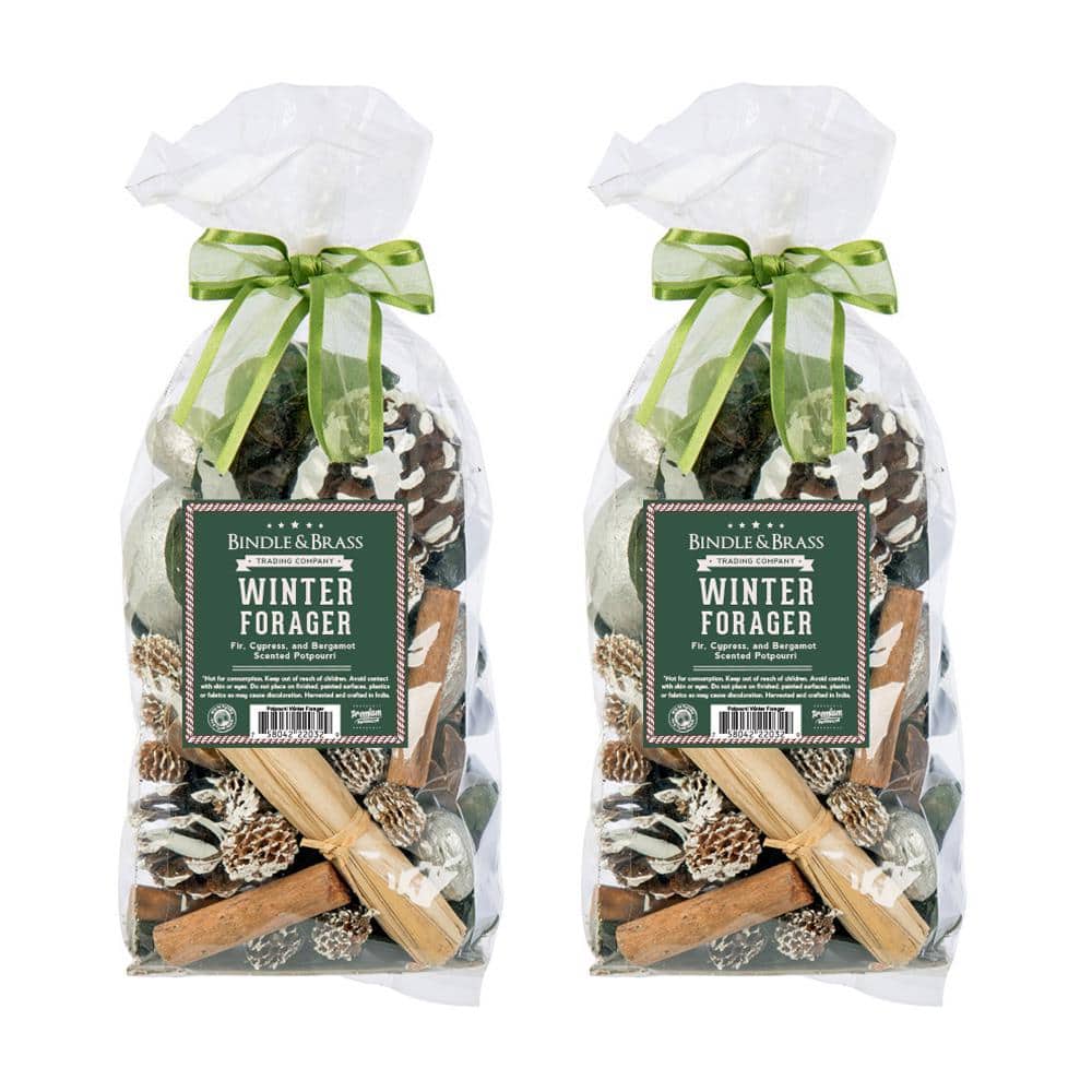 Bindle & Brass Pumpkin Spice Scented Pinecone Bag (2-Pack) BB35