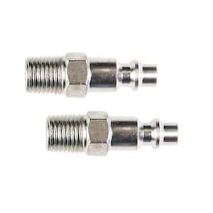 1/4 in. Industrial Steel Plug Set with 1/4 in. Male NPT (2-Piece)