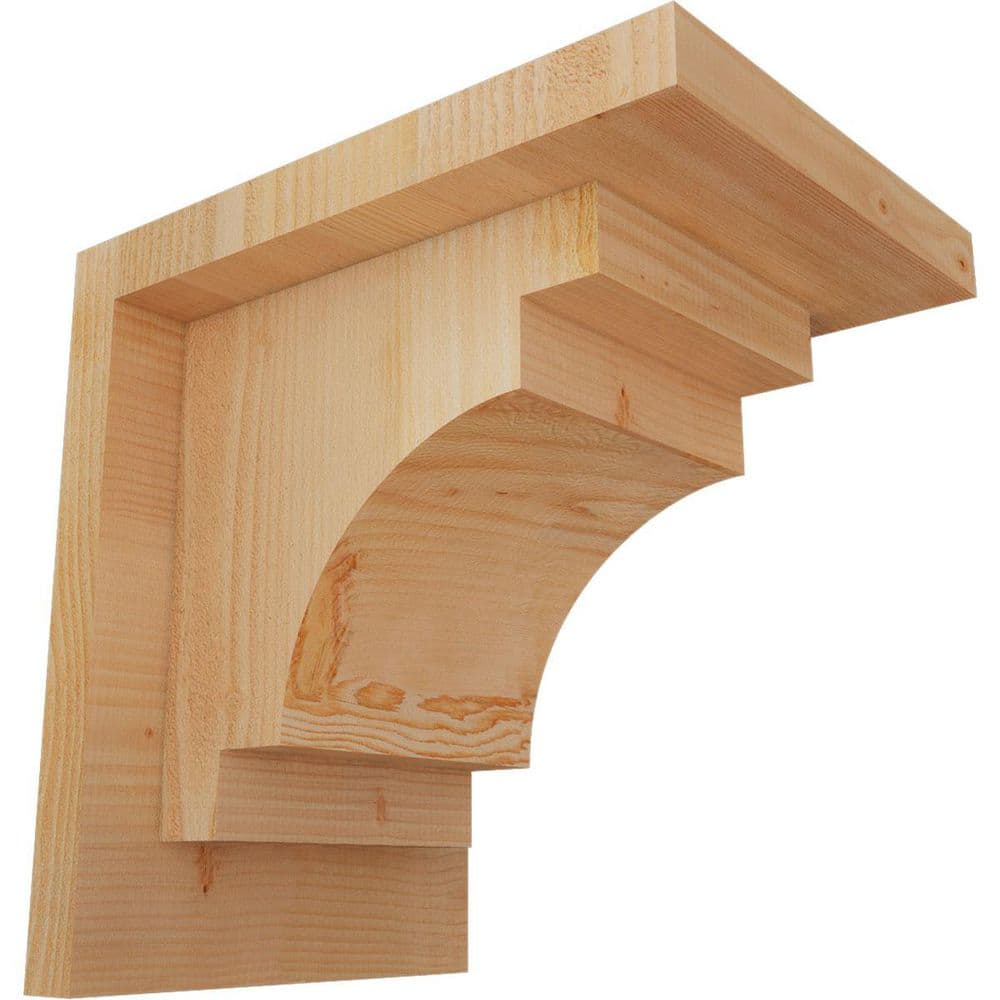 6 in. x 8 in. x 8 in. Douglas Fir Mediterranean Rough Sawn Corbel with Backplate price history on PriceWatchPro