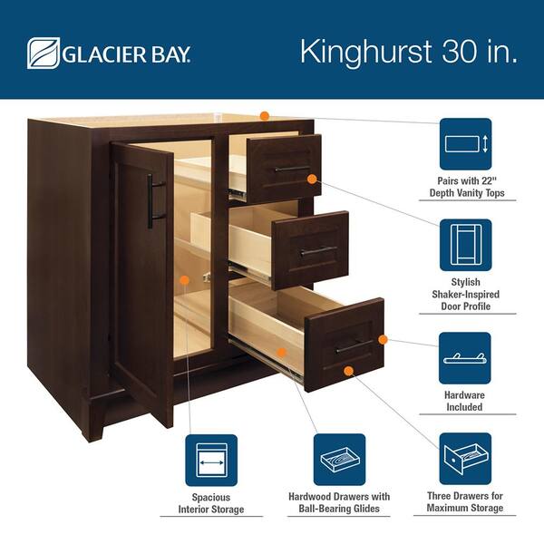 KingCab Super Deep Battleship Cabinets - 30 Deep