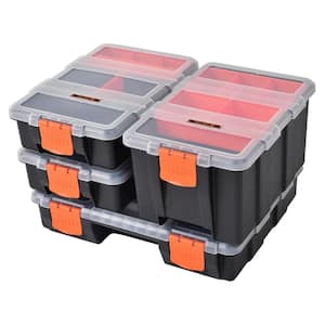 Plano 96-Compartments Portable Rack Small Parts Organizer with Cover 932001  - The Home Depot