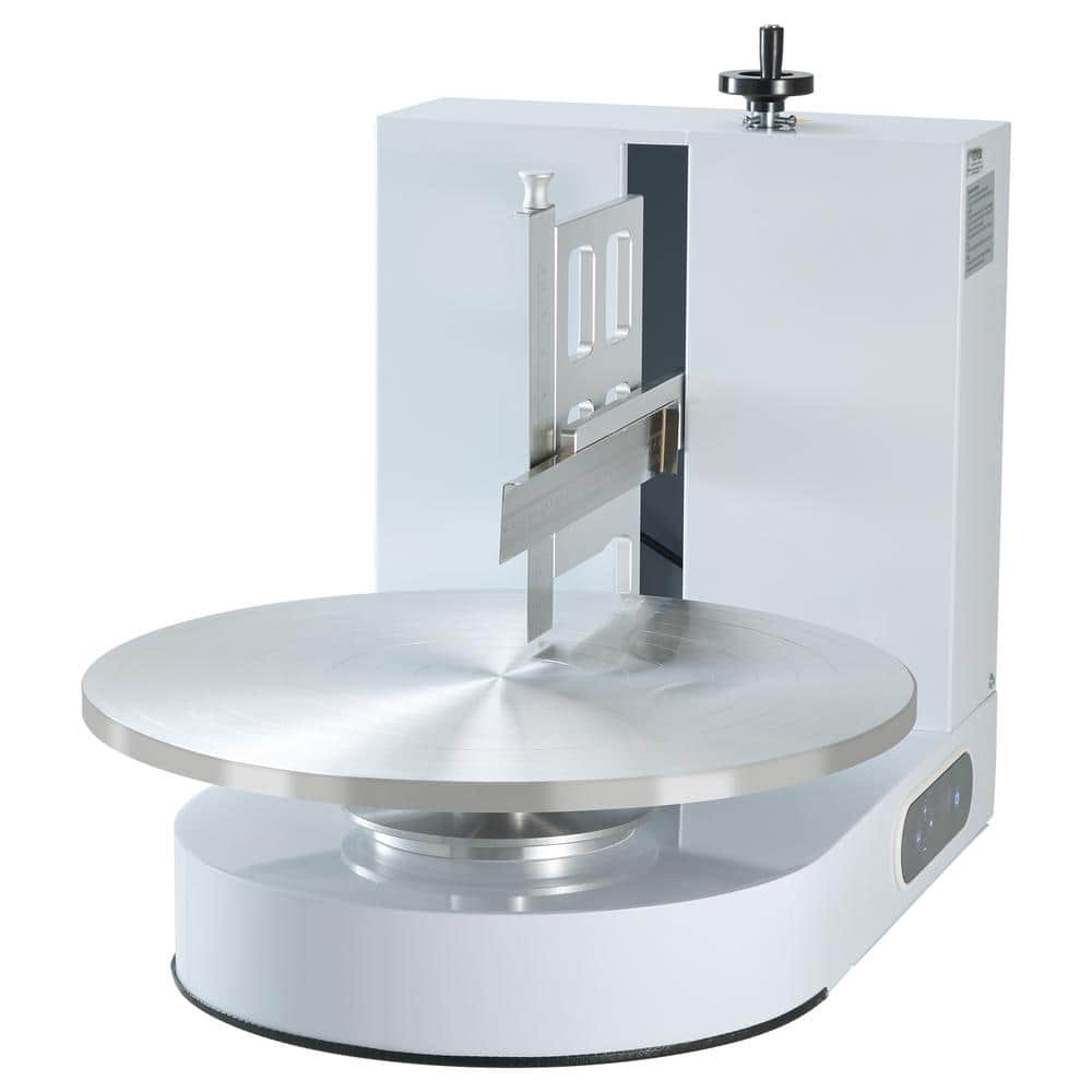 Cake Decorating Machine Cake Cream Spreading Coating Smearing Machine 8 Piece Stainless Steel for 4 in. to 16 in. Set