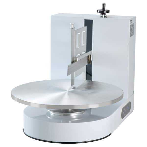 Cake Decorating Machine Cake Cream Spreading Coating Smearing Machine 8 Piece Stainless Steel for 4 in. to 16 in. Set