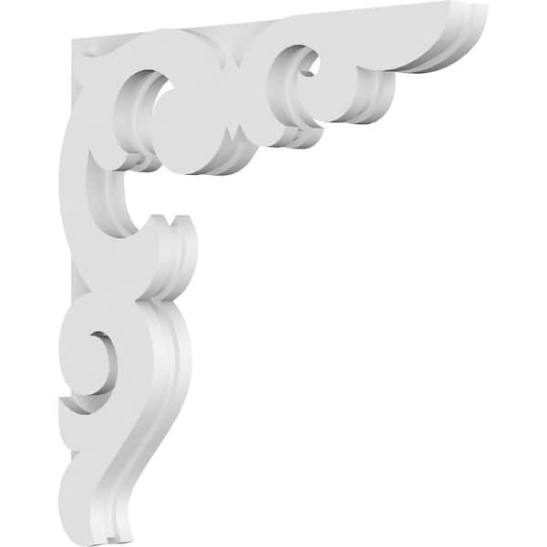 Ekena Millwork 1-7/8 in. x 18 in. x 18 in. PVC Kendall Corbel
