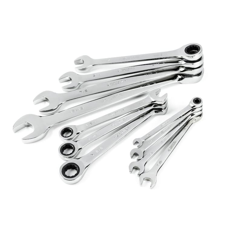 Husky Ratcheting SAE Combination Wrench Set (11-Piece)