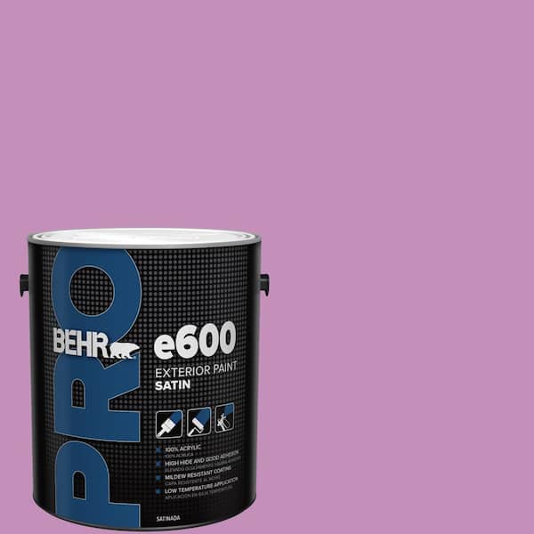 1 gal. #670B-5 Pretty Petunia Satin Exterior Paint