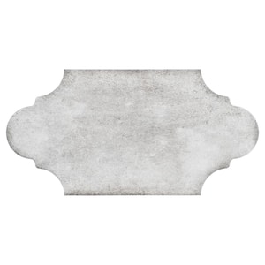 Alhama Provenzal Grey 6-3/8 in. x 12-7/8 in. Porcelain Floor and Wall Tile (8.8 sq. ft. / case)
