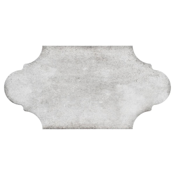 Merola Tile Alhama Provenzal Grey 6-1/4 in. x 12-3/4 in. Porcelain Floor and Wall Tile (8.8 sq. ft./Case)