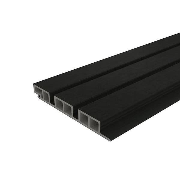 European Siding System 7.7 in. x 96 in. Composite Belgian Board Siding in Indian Ebony