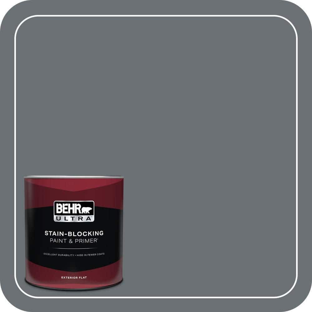 1 qt. #QE-61 Rich Pewter Flat Exterior Paint & Primer price history on PriceWatchPro