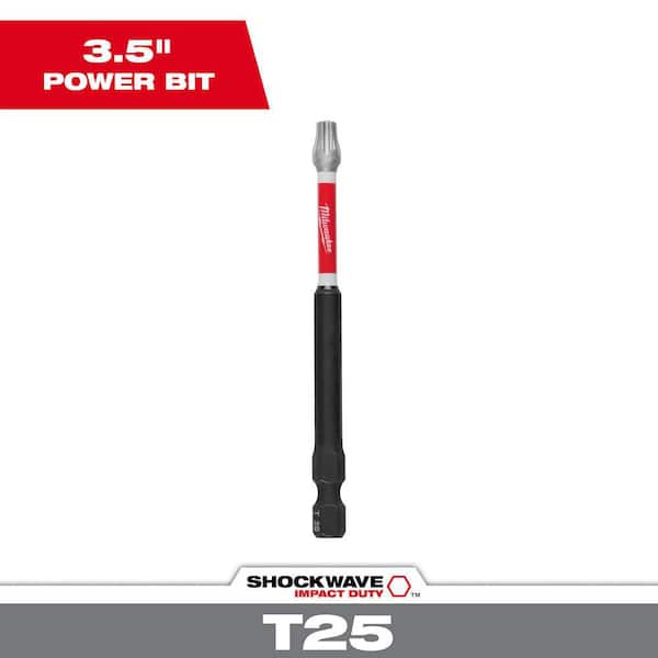 Milwaukee SHOCKWAVE Impact Duty 3-1/2 in. T25 Torx Alloy Steel