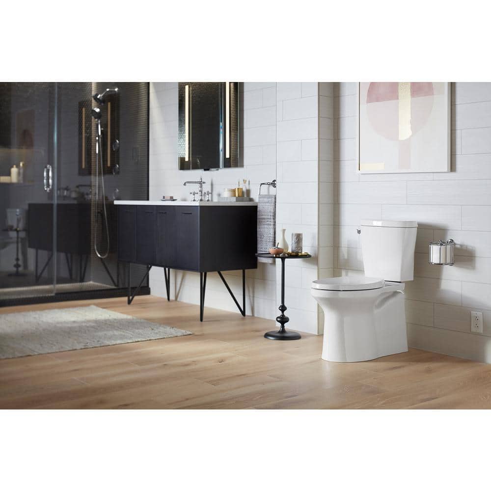 White High Efficiency Two-Piece Elongated Toilet