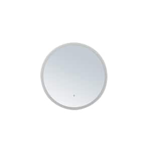 Apollo 36 in. W x 36 in. H Frameless Circle LED Light Bathroom Vanity Mirror