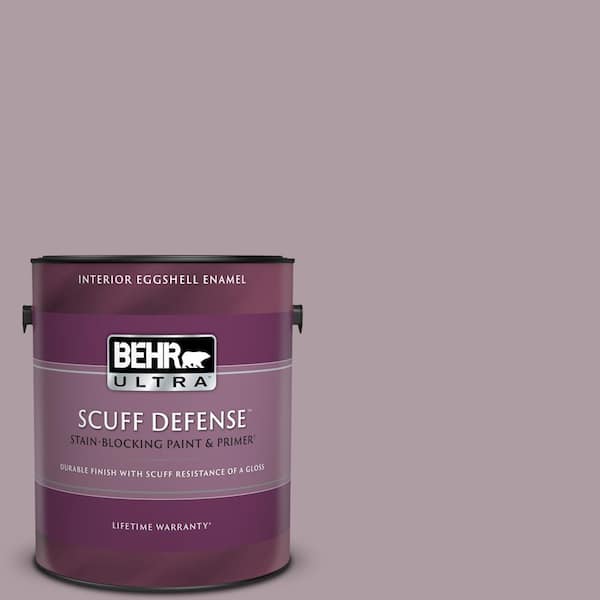 BEHR ULTRA 1 gal. #PMD-34 Wild Lilac Extra Durable Eggshell Enamel Interior Paint & Primer