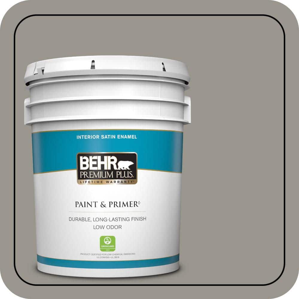 5 gal. #N360-4 Battleship Gray Satin Enamel Low Odor Interior Paint & Primer price history on PriceWatchPro
