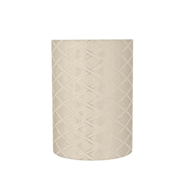Aspen Creative Corporation 8 in. x 11 in. Off White Drum/Cylinder Lamp Shade