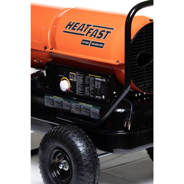 HEATFAST 215,000 BTU Forced Air Kerosene Space Heater with Thermostat  Temperature Control HF215K - The Home Depot