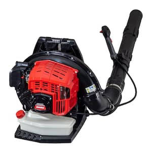 200 MPH 700 CFM 59.7cc Commercial-Grade Gas 2-Stroke Low Exhaust Emission Engine Backpack Leaf Blower with Tube Throttle